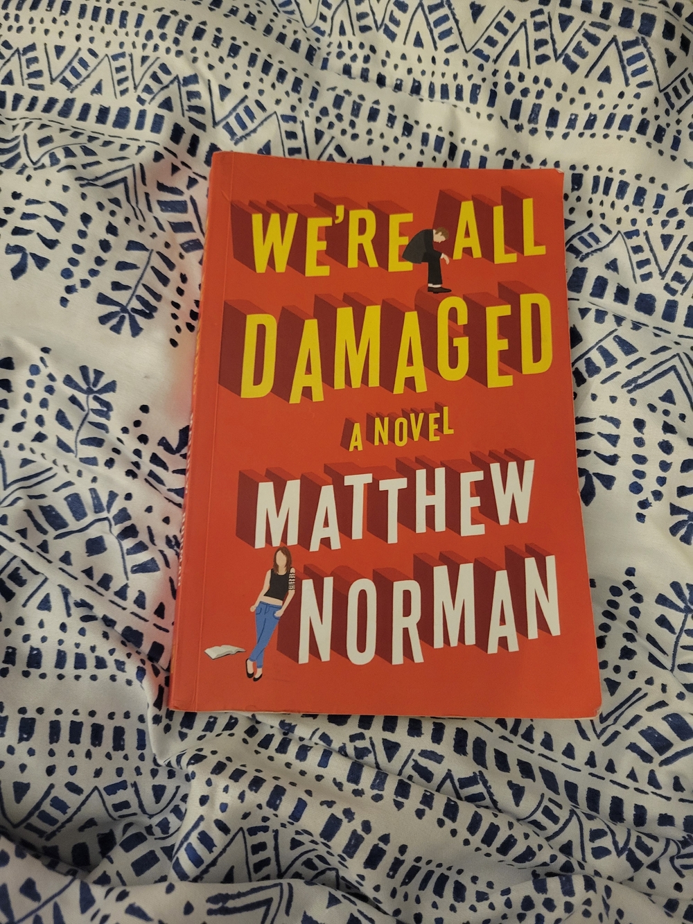 We're All Damaged by Matthew Norman paperback novel